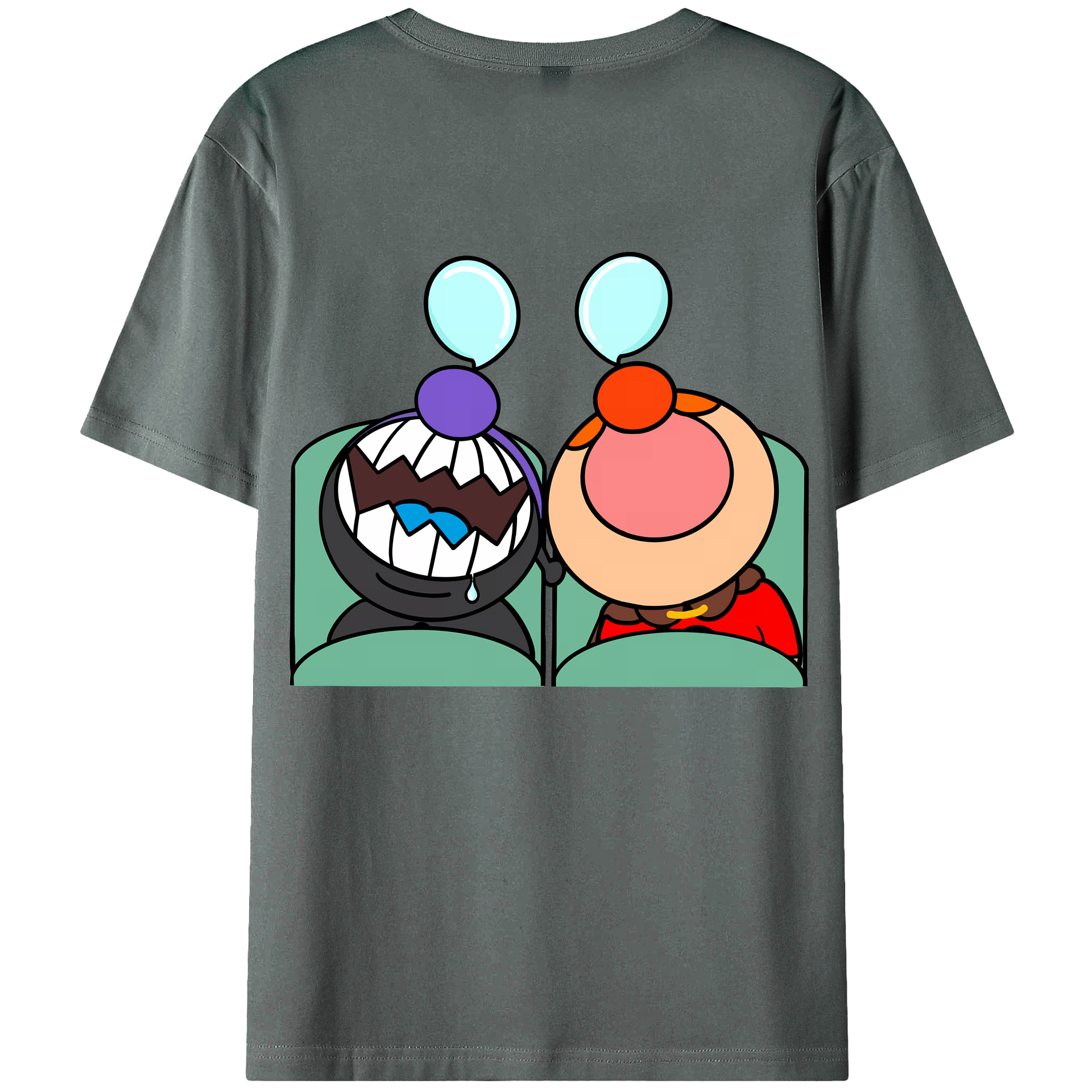 （画像用） アンパンマン Anpanman 綿100％ メンズ半袖Tシャツ（バックプリント） 通気性
